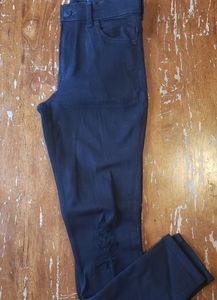 Black High Waisted Ripped Jeans